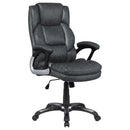 Stanton - Upholstered Adjustable Chair With Padded Arms And Adjustable Height - Gray by HouseOfZazla