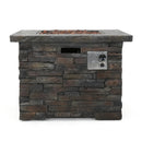 33' SQUARE MGO FIRE PIT - 40000 BTU.