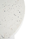 Terrazzo Outdoor Side Table - White by HouseOfZazla