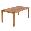 TOPMAX Patio 5pcs Wooden Dining Table Set by HouseOfZazla