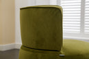 360 Degree Swivel Cuddle Barrel Accent Sofa Chairs, Round Armchairs with Wide Upholstered, Fluffy Velvet Fabric Chair for Living Room, Bedroom, Office, Waiting Rooms
