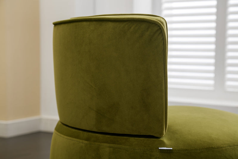 360 Degree Swivel Cuddle Barrel Accent Sofa Chairs, Round Armchairs with Wide Upholstered, Fluffy Velvet Fabric Chair for Living Room, Bedroom, Office, Waiting Rooms