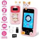 Kids Toy Smartphone Dual Camera Phone Touchscreen Learning Toy with Shockproof Cartoon Case Torch 16 Games ABC Learning for Boys Girls Aged 3+