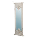 Full Length Mirror With Solid Wood Frame, Floor Mirror For Living Room Bedroom Entryway - White by Unique Piece Furniture