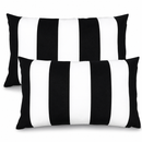 2 Pack Outdoor Lumbar Pillow Covers - 12x20 Inch
