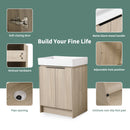 24 Inch Bathroom Vanity With Ceramic Basin (KD-Packing)