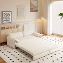 Queen Pull Out Sofa Bed With Side Storage