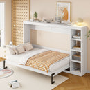 Murphy Bed With Bookshelf And Storage by Unique Piece Furniture