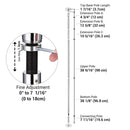 Yescom 10' Spinning Dance Pole Kit Removable D45mm