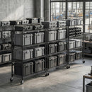 2640 LBS Industrial Metal 4 Tier Shelving