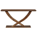 Console Table With Cross Leg Base and Reinforced Support Plate by HouseOfZazla