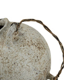 9.8x8.3x10.3" Hand-Pulled Decorative Ceramic Jug with Worn Finish by HouseOfZazla