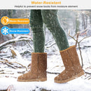 Snow Boots - Waterproof Faux Suede Mid-Calf with Warm Lining by LJGDeals