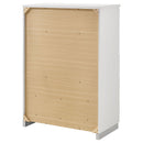 Dulcey - 5 Drawer Bedroom Chest - White by HouseOfZazla