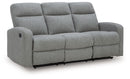 Gauntlet - Reclining Sofa - Sterling by Unique Piece Furniture