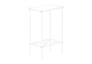 Accent Side Table, Narrow, Small, 2 Tier, Contemporary & Modern by HouseOfZazla