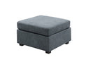 Isla - Fabric Sectional Sofa With Ottoman by HouseOfZazla