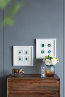 Set of 2 Shadow Box Wall Décor with Agate by HouseOfZazla