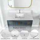 43-inch Quartz Bathroom Vanity Top with Undermount Single Bowl Sink by HouseOfZazla
