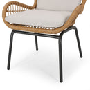 Outdoor Wicker Club Chair With Cushions (Set of 2) by HouseOfZazla