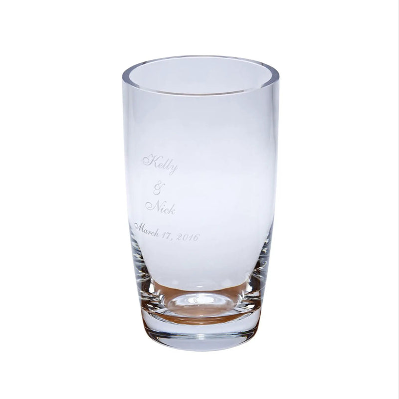 Simon Crystal Vase, 7.75", photo 2 of 2
