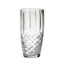 Crystal Linear Vase With Medallion Ii Pattern, 10" X 5" by creativegiftsdirect