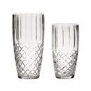 Crystal Linear Vase With Medallion Ii Pattern, 10" X 5" by creativegiftsdirect
