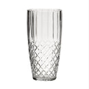 Crystal Linear Vase With Medallion Ii Pattern, 12" X 6" by creativegiftsdirect