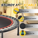 YC 40 Inch Foldable Trampoline with Handle - Standard Spring