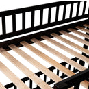 Low Bunk Bed With Slide, Fence And Ladder by HouseOfZazla