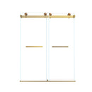 Frameless Double Sliding Shower Door by HouseOfZazla