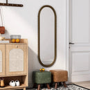 Oval Retro Mirror, Wall Hanging Mirror For Living Room by Unique Piece Furniture