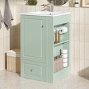 20" Freestanding Bathroom Vanity with Ceramic Sink