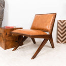 Colin - Lounge Chair - Brown / Tan by HouseOfZazla