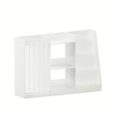 Bookshelf And Toy Storage, 3 Tier Montessori Bookcase With Stuffed Animal Organizer - White by HouseOfZazla