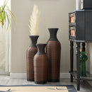 Classic And Neat Floor Vase, High Independent Flower Stand (Set of 3)