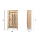 Rowan - Storage Cabinet With Double Doors - Natural by HouseOfZazla