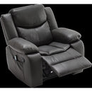 Recliner Chair With Vibration And Heating - Gray by HouseOfZazla