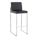Fuji - Contemporary And Modern Elegance High Back Barstool by HouseOfZazla