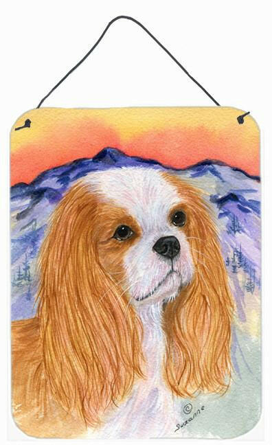 Cavalier Spaniel Aluminium Metal Wall or Door Hanging Prints