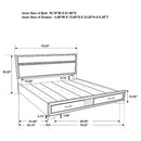 Storage Platform Bed 2 Drawer