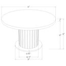 Sherry - 5 Piece Round Dining Table Set by HouseOfZazla