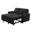 Convertible Sofa Bed Loveseat With Adjustable Backrest And USB Ports by HouseOfZazla