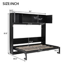 Murphy Bed With Storage Cabinets