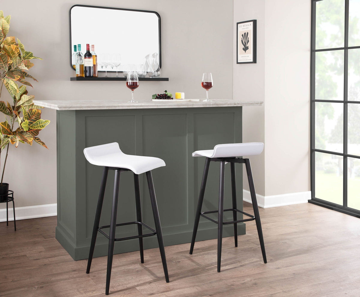 Ale - Contemporary Fixed Height Bar Stool (Set of 2), photo 2 of 20