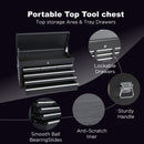 8-Drawer Rolling Tool Storage Cabinet with Detachable Top