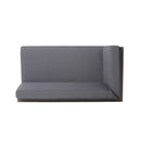 Brava - X Back Corner Bench by HouseOfZazla