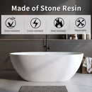 Solid Surface Freestanding Soaking Tub