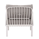 Outdoor Patio Club Chair, Waterproof Thick Cushion Deep Seating