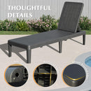 Pool Lounge Chairs Set of 2 with 6-Position Adjustable Backrest by HouseOfZazla